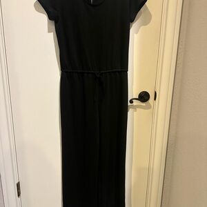 Muk Luks Black One Piece Crew Neck pant set